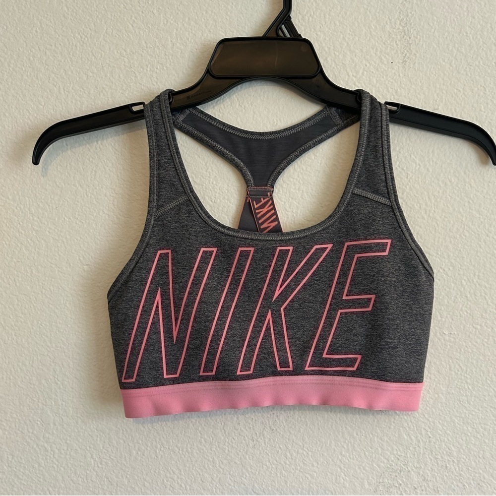 Nike Medium Support Bra Logo Cross Back